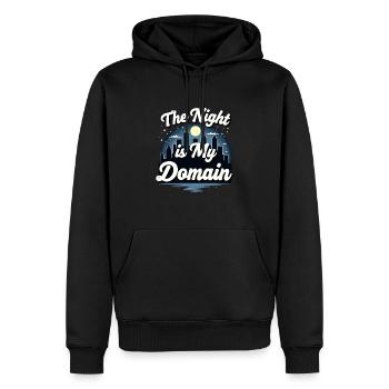Rache-schlafenszeit-aufschub Nachteule-schlaf - Männer Premium Bio Hoodie - Schwarz - Vorne - Nico (187cm)