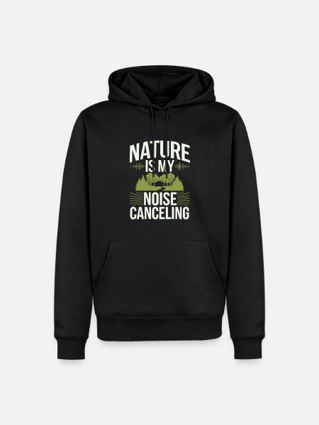 Silten Geweise Achtsamkeitspraxis Technischfrei - Männer Premium Bio Hoodie - Schwarz