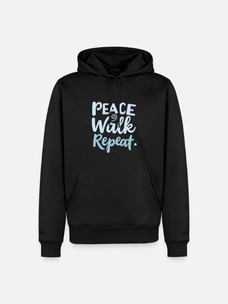 Silten Geweise Achtsamkeitspraxis Technischfrei - Männer Premium Bio Hoodie - Schwarz