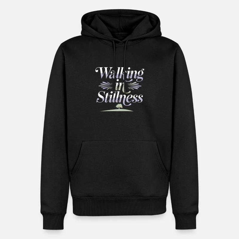 Silten Geweise Achtsamkeitspraxis Technischfrei - Männer Premium Bio Hoodie - Schwarz