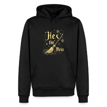 Witchy Home Decorators Mystical Interiors - Männer Premium Bio Hoodie - Schwarz - Vorne - Nico (187cm)