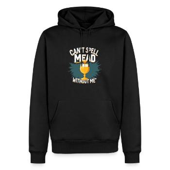 Amateurs d’hydromel, amateurs d’hydromel, hydromel artisanal - Sweat à capuche Premium bio Homme - noir - Devant - Nico (187cm)