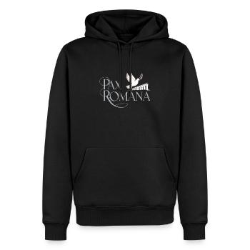 Passionnés d’histoire Passionnés de la Rome antique - Sweat à capuche Premium bio Homme - noir - Devant - Nico (187cm)