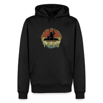 35th Birthday Rocking the crowd SNG 04/1990 - Men’s Premium Organic Hoodie - black - Front - Nico (187cm)