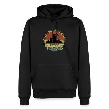 30. Geburtstag Rocking the crowd SNG 05/1995 - Männer Premium Bio Hoodie - Schwarz - Vorne - Nico (187cm)