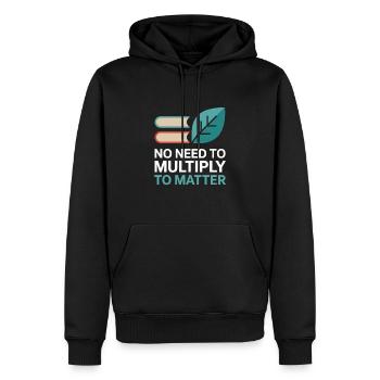 Kinderfrei Nach Wahl Stolz Kinderlosen - Männer Premium Bio Hoodie - Schwarz - Vorne - Nico (187cm)