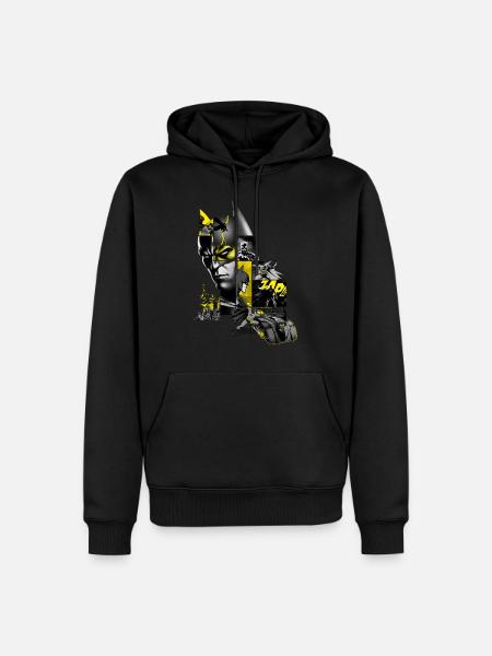 Batman 80 Years Action Batmobil - Men’s Premium Organic Hoodie - black