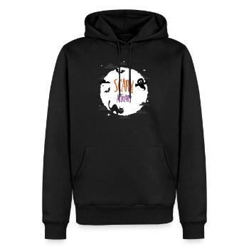 Scary Actuary - Men’s Premium Organic Hoodie - black - Front - Nico (187cm)