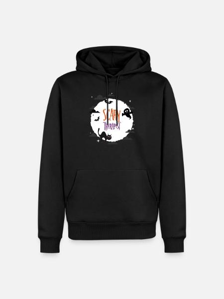 Scary Therapist - Men’s Premium Organic Hoodie - black
