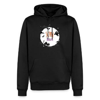 Scary Trucker - Men’s Premium Organic Hoodie - black - Front - Nico (187cm)