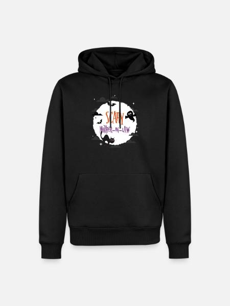 Scary Mother in law - Men’s Premium Organic Hoodie - black