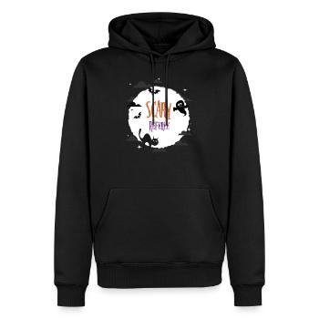 Scary Referee - Men’s Premium Organic Hoodie - black - Front - Nico (187cm)