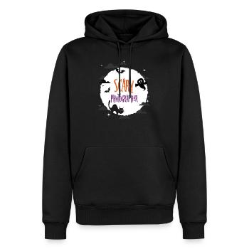 Scary Photographer - Men’s Premium Organic Hoodie - black - Front - Nico (187cm)