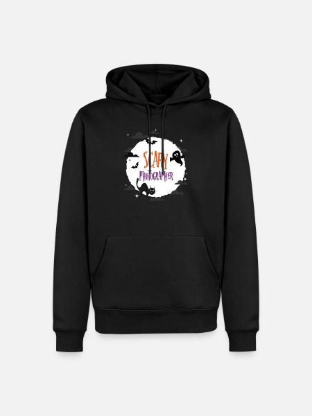 Scary Photographer - Men’s Premium Organic Hoodie - black