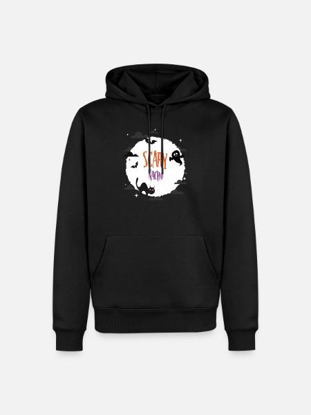 Scary Nacho - Men’s Premium Organic Hoodie - black
