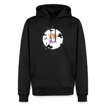 Scary Midwife - Men’s Premium Organic Hoodie - black - Front - Nico (187cm)