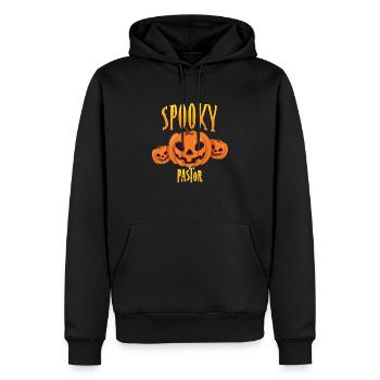 Pasteur effrayant - Sweat à capuche Premium bio Homme - noir - Devant - Nico (187cm)