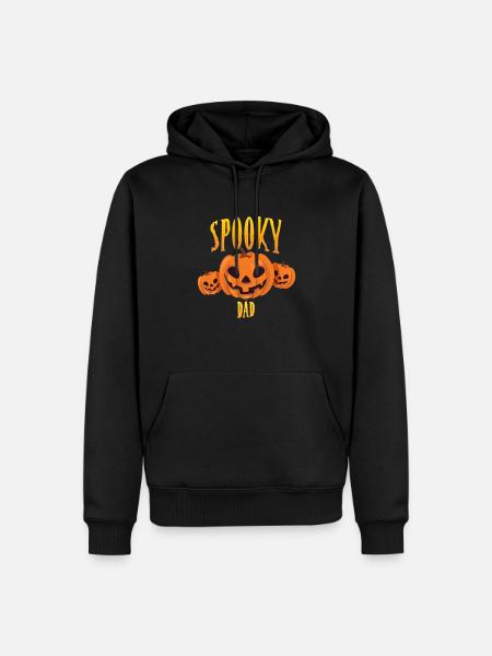 Spooky Dad - Men’s Premium Organic Hoodie - black