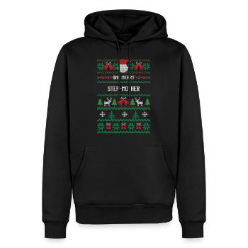 Eine fröhliche Stiefmutter - Männer Premium Bio Hoodie - Schwarz - Vorne - Nico (187cm)