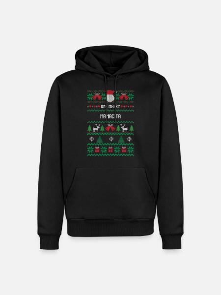One Merry Mamacita - Men’s Premium Organic Hoodie - black