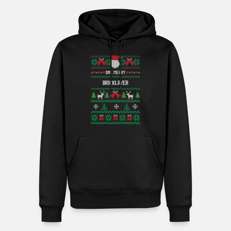 Un joyeux maçon - Sweat à capuche Premium bio Homme - noir