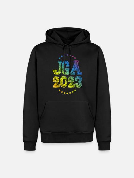 JGA 2023 Bachelor Party - Men’s Premium Organic Hoodie - black