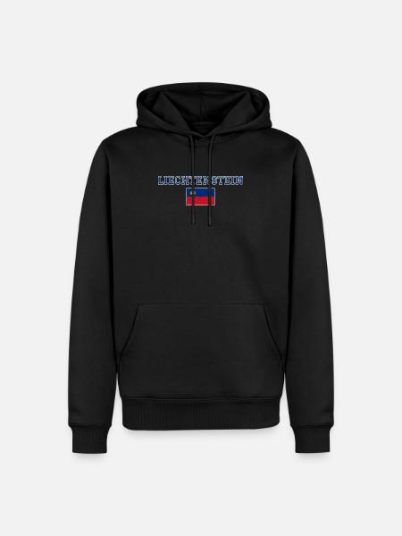 Liechtenstein - Männer Premium Bio Hoodie - Schwarz