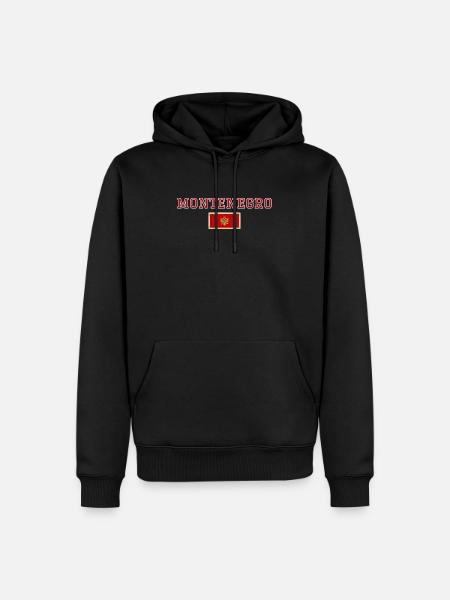 Montenegro - Men’s Premium Organic Hoodie - black
