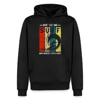 Surfer Surferboy Sport Holiday - Sweat à capuche Premium bio Homme - noir - Devant - Nico (187cm)