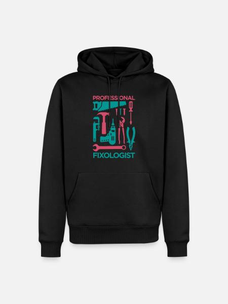 Professional Fixologist - Men’s Premium Organic Hoodie - black