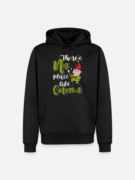 Elf Figurine Christmas - Men’s Premium Organic Hoodie - black