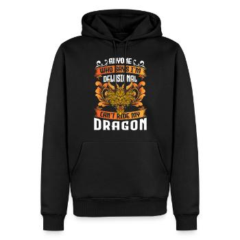 Drache Märchen Film - Männer Premium Bio Hoodie - Schwarz - Vorne - Nico (187cm)