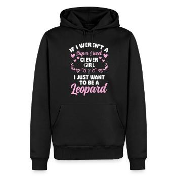 Afrika Jagd Schnell Tier - Männer Premium Bio Hoodie - Schwarz - Vorne - Nico (187cm)