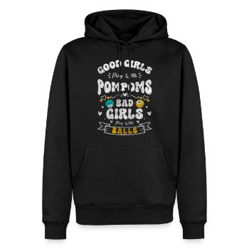 Billiard Billardkugel Hobby - Männer Premium Bio Hoodie - Schwarz - Vorne - Nico (187cm)