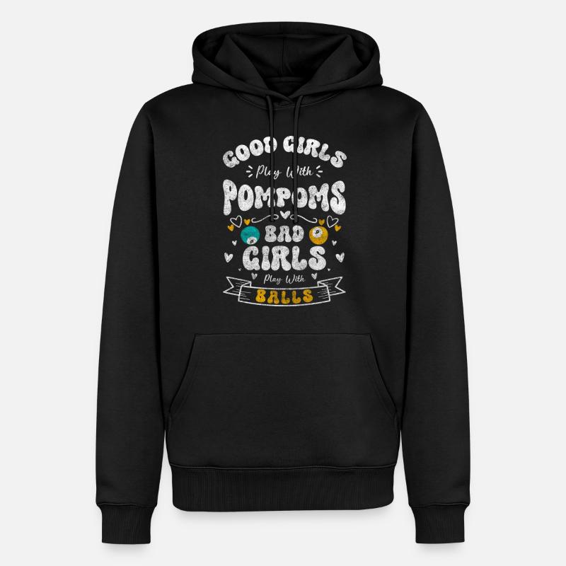 Billard, Balle, Billard Hobby - Sweat à capuche Premium bio Homme - noir