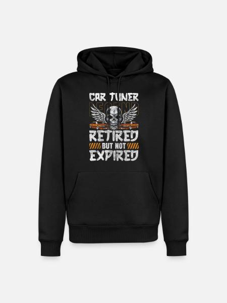 Car Engine Classic - Men’s Premium Organic Hoodie - black
