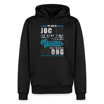 Party Musiker Leidenschaft - Männer Premium Bio Hoodie - Schwarz - Vorne - Nico (187cm)
