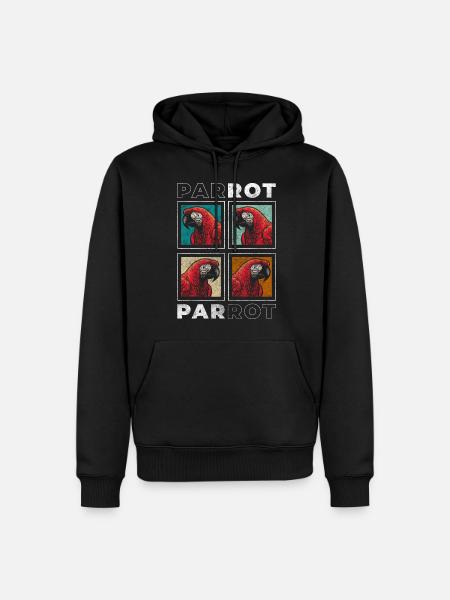 Bird Feathers Environment - Men’s Premium Organic Hoodie - black
