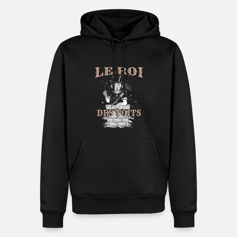 Ramoneur Cheminée - Sweat à capuche Premium bio Homme - noir
