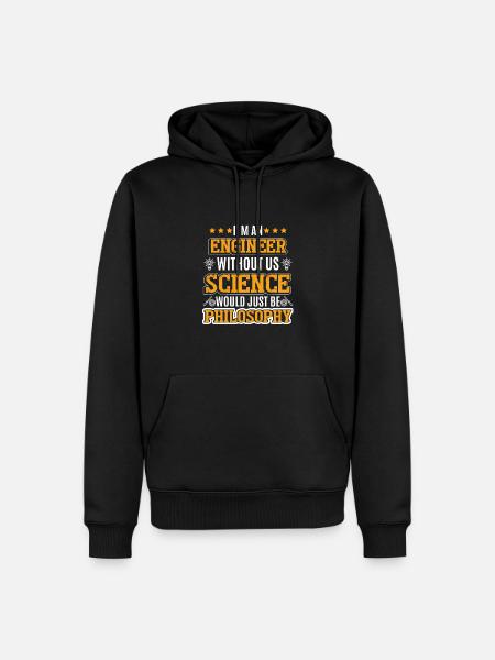 I'm An Engineer - Men’s Premium Organic Hoodie - black