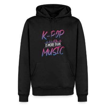 K-Pop| Corée du Sud | Kpop - Sweat à capuche Premium bio Homme - noir - Devant - Nico (187cm)