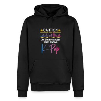 Kpop Lover Südkorea Popmusik - Männer Premium Bio Hoodie - Schwarz - Vorne - Nico (187cm)