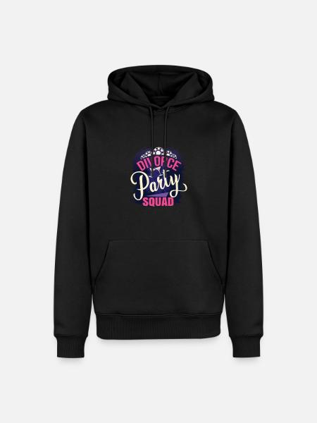 Divorce Party Squad - Men’s Premium Organic Hoodie - black