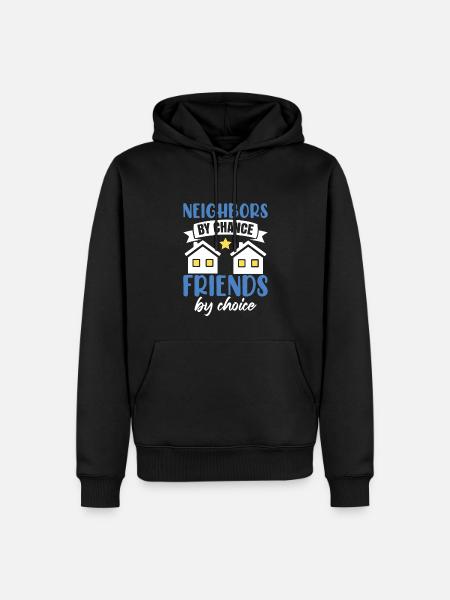 Neighbors By Chance - Men’s Premium Organic Hoodie - black
