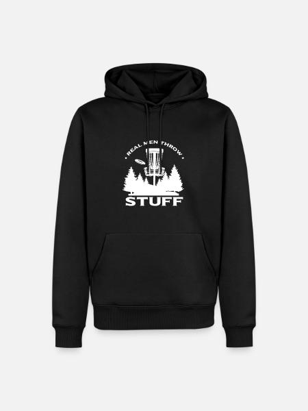 Funny Disc Golf Player Frisbee - Men’s Premium Organic Hoodie - black