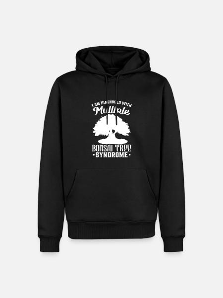 Bonsai Lover - Men’s Premium Organic Hoodie - black