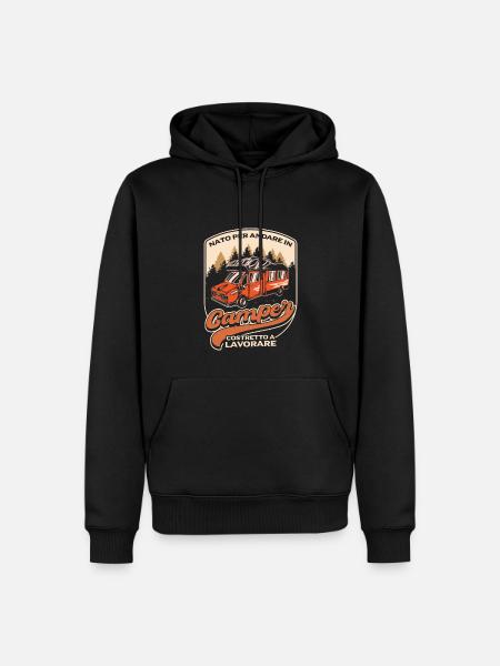 Camper | Camping | Camper | Caravan - Men’s Premium Organic Hoodie - black