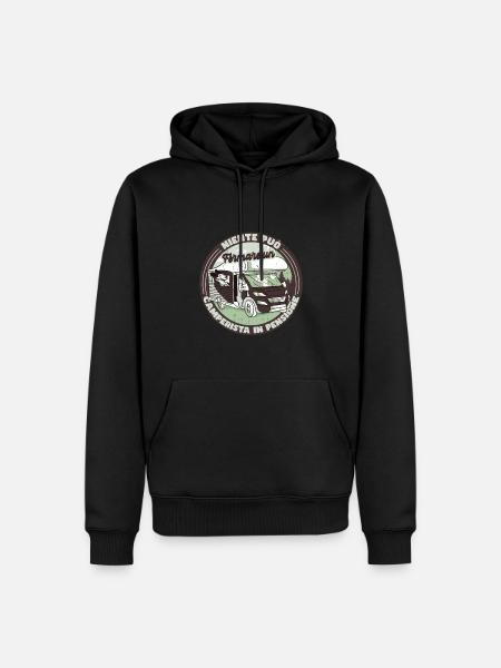 Nothing can stop a camper - Men’s Premium Organic Hoodie - black