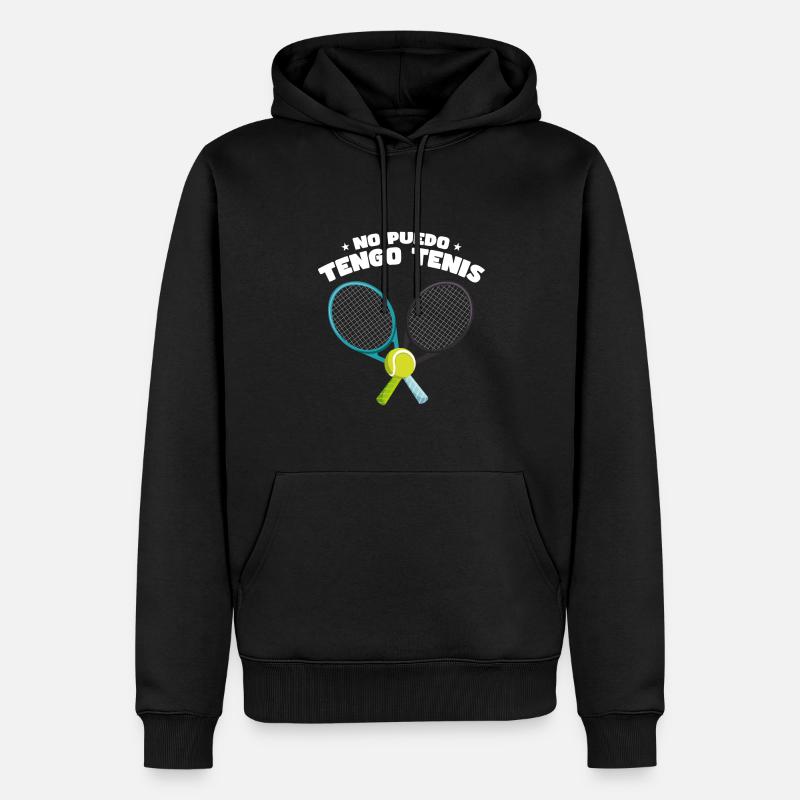 No Puedo Tengo Tenis - Sweat à capuche Premium bio Homme - noir