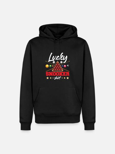 Lucky Snooker Shirt - Men’s Premium Organic Hoodie - black
